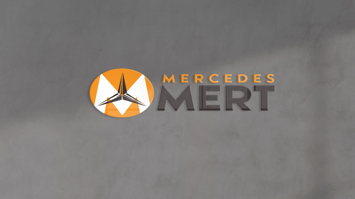 Mercedes Mert Oto Yedek Parça Logo Tasarımı