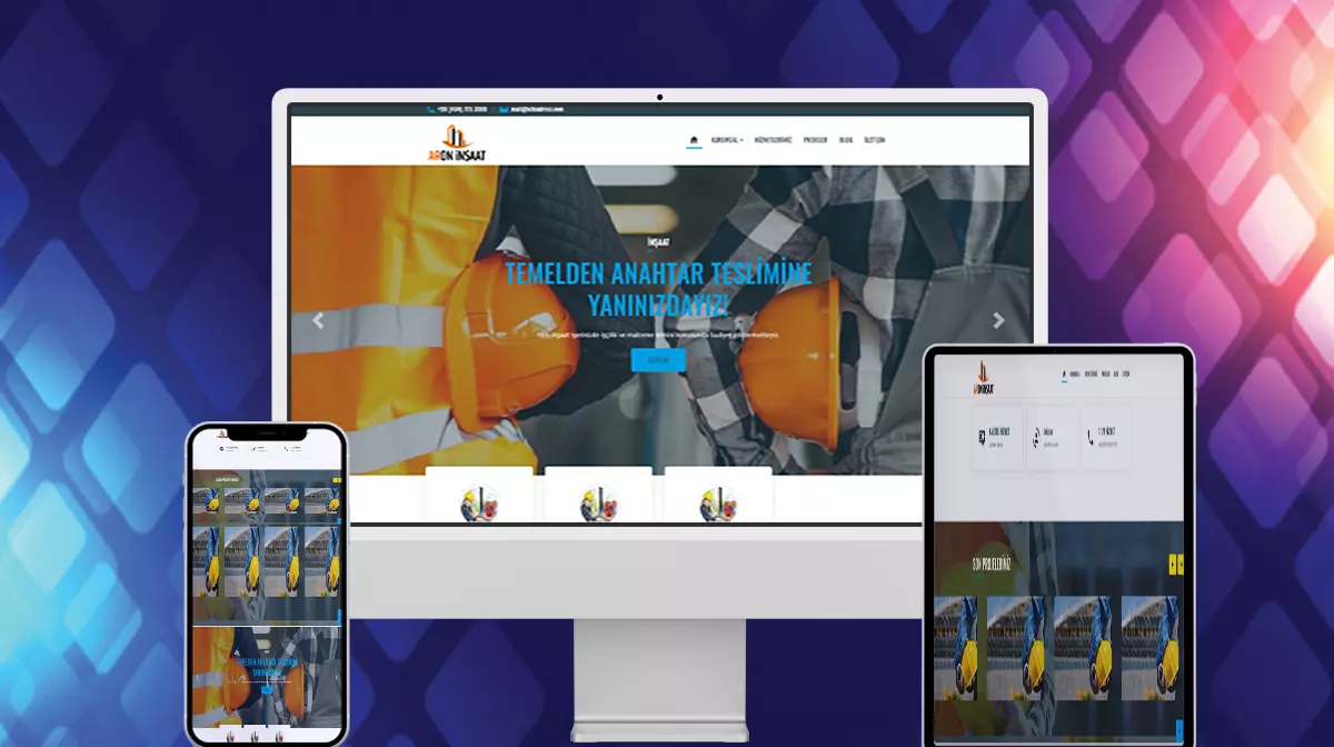 Aron İnsaat Mutfak Web Tasarımı ve Yazılımı