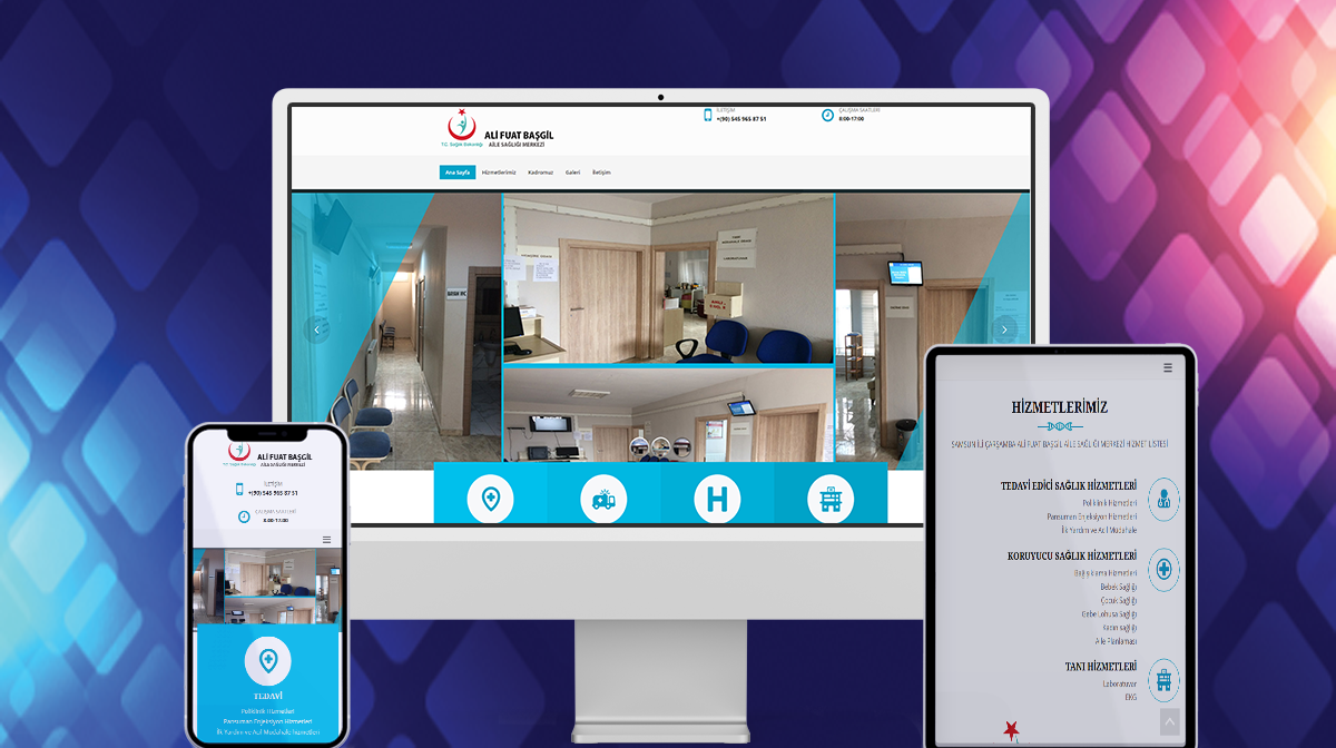 Samsun Ali Fuat Başgil Aile Sağlık Merkezi Web Sitesi Tasarımı
