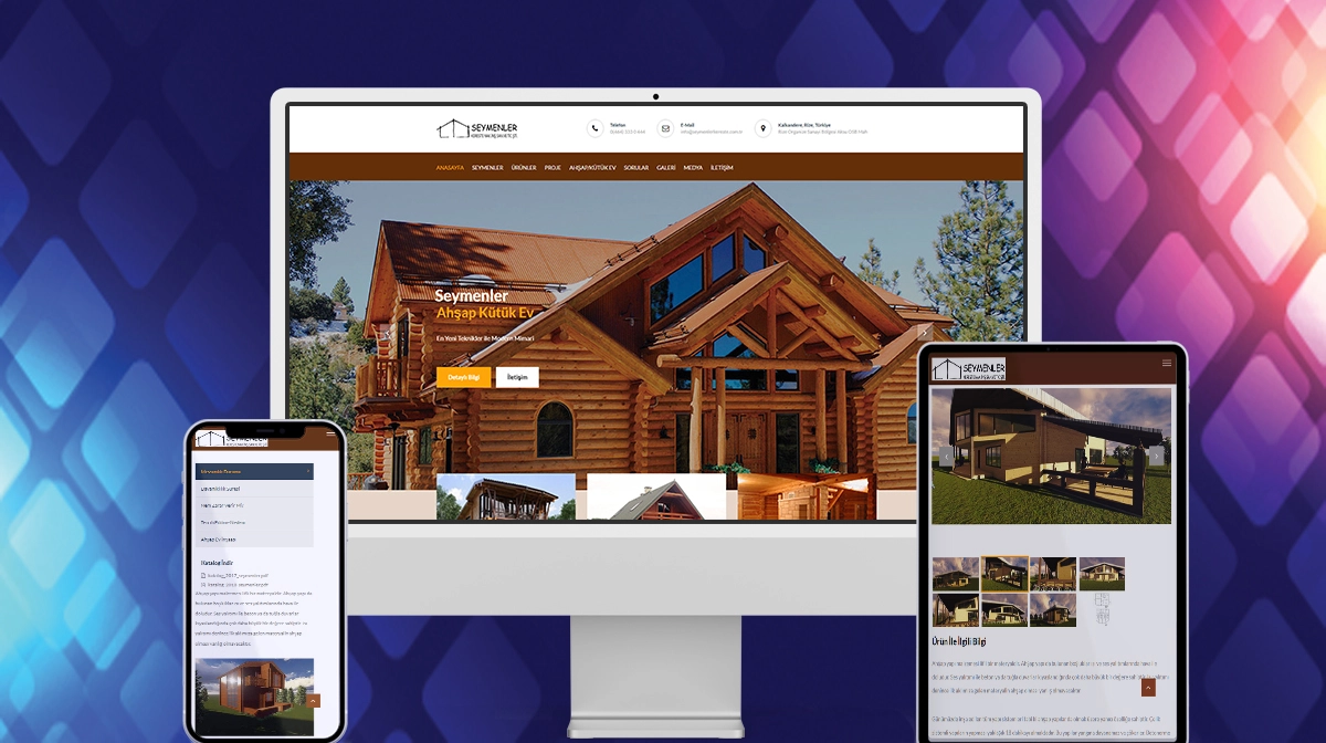 Seymenler Kereste Fabrikası Web Tasarım ve Yazılımı