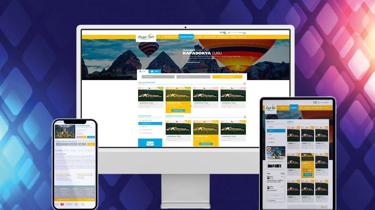 Zuga Tuour Turizm Web Sitesi Tasarımı ve Yazılımı