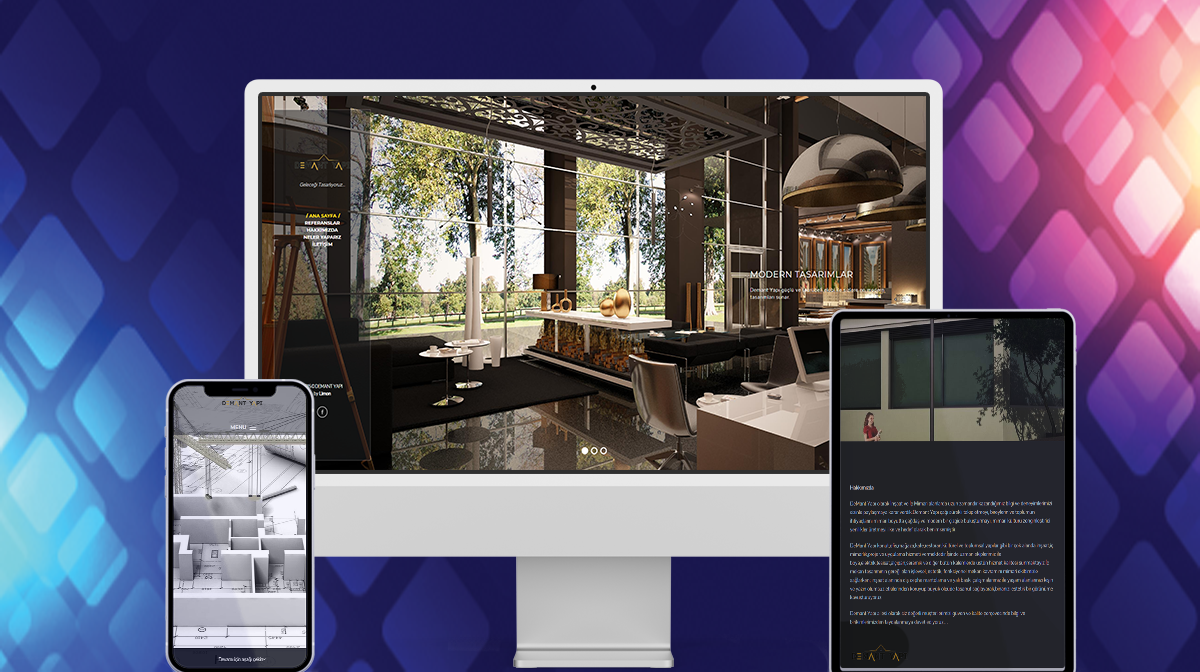 Demant Yapı Mimarlık Web Sitesi Tasarımı
